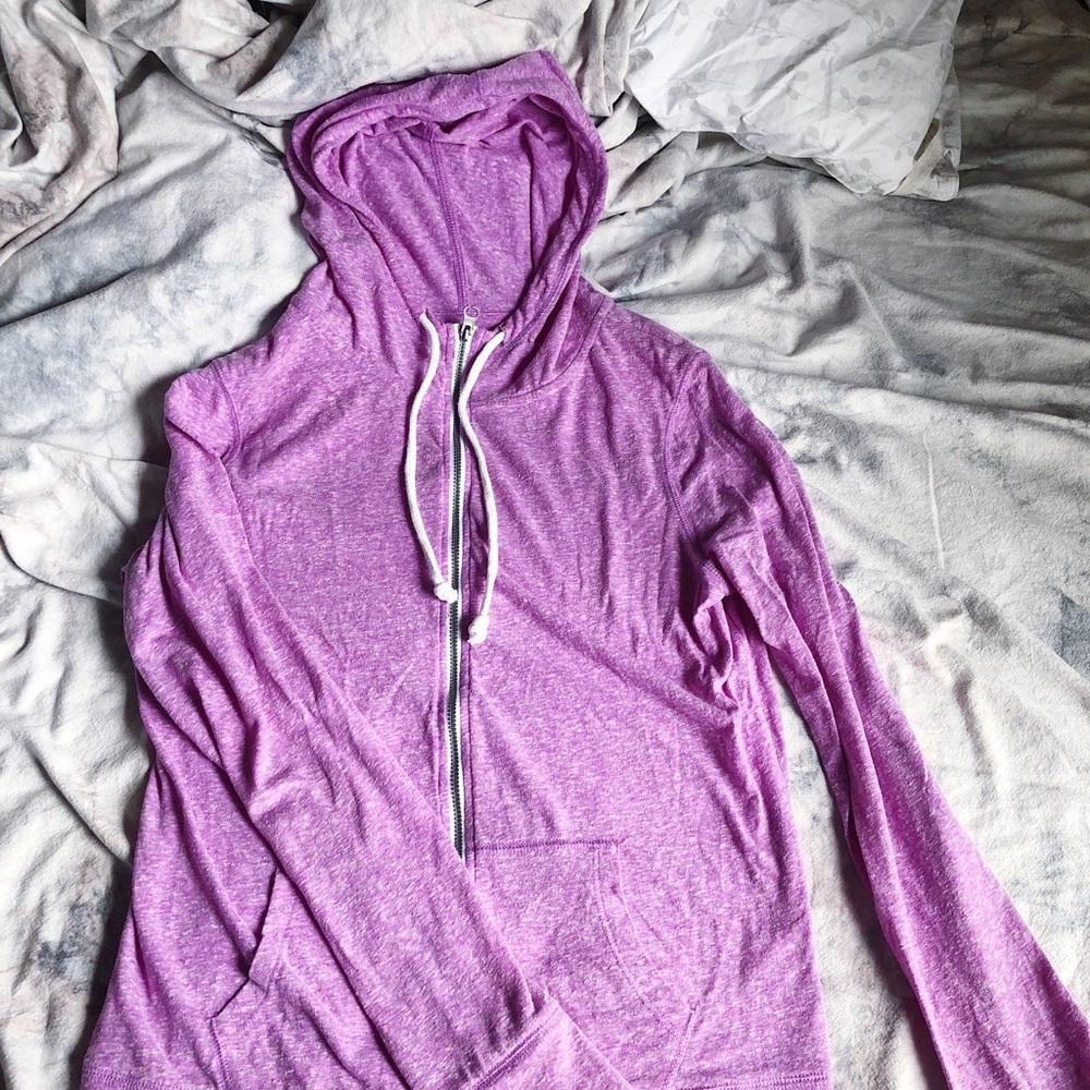 Lilac, Jersey, Zip up Hoodie